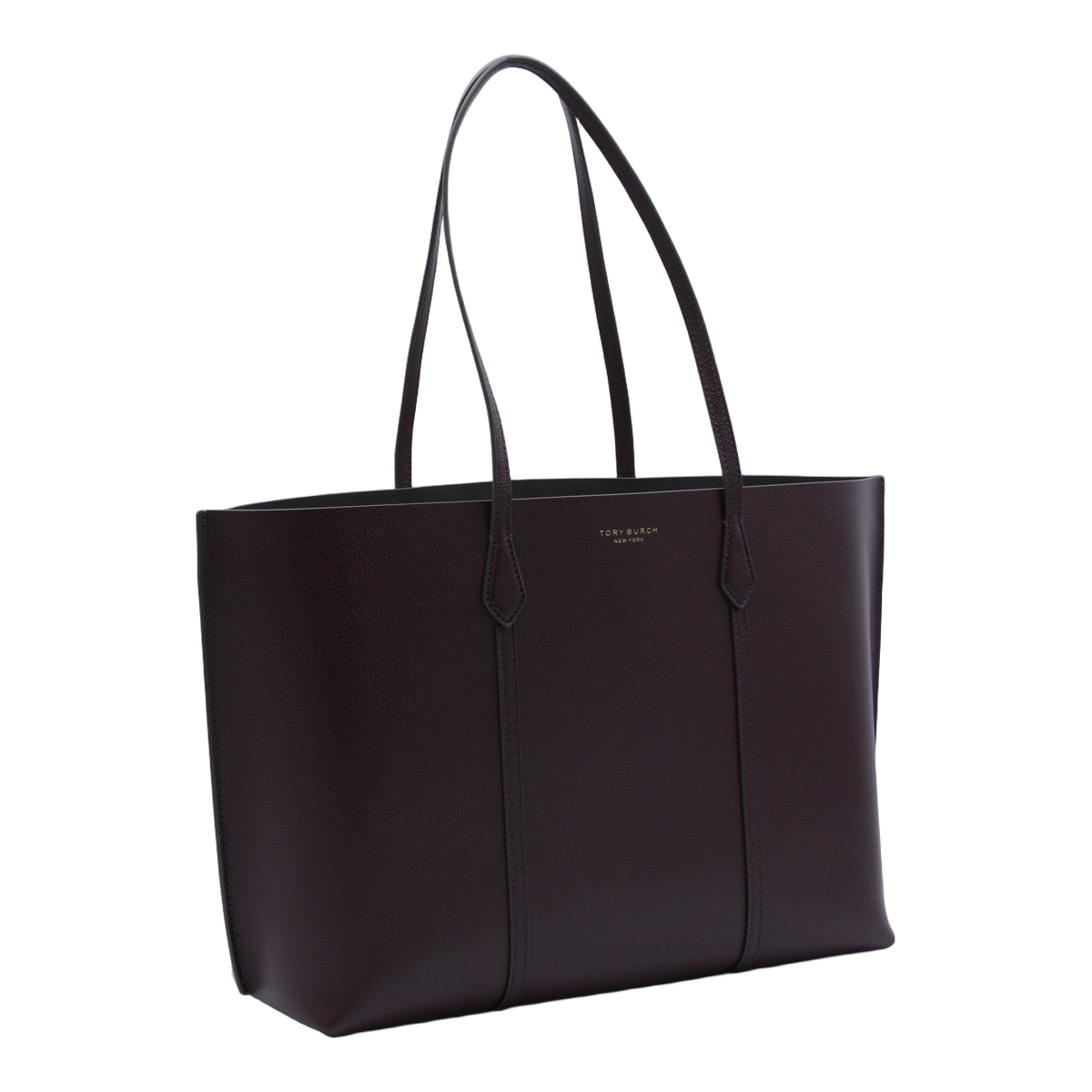 Structured Tote Bag With Vertical Seam Detailing