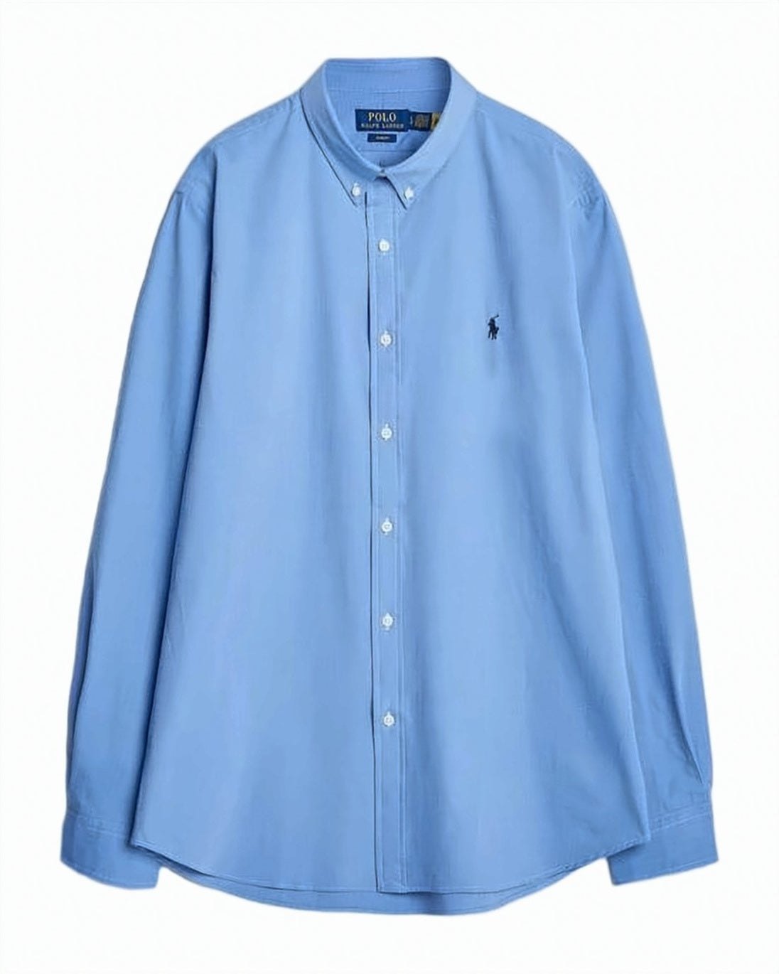 Long-Sleeve Button-Up Shirt with Tailored Silhouette