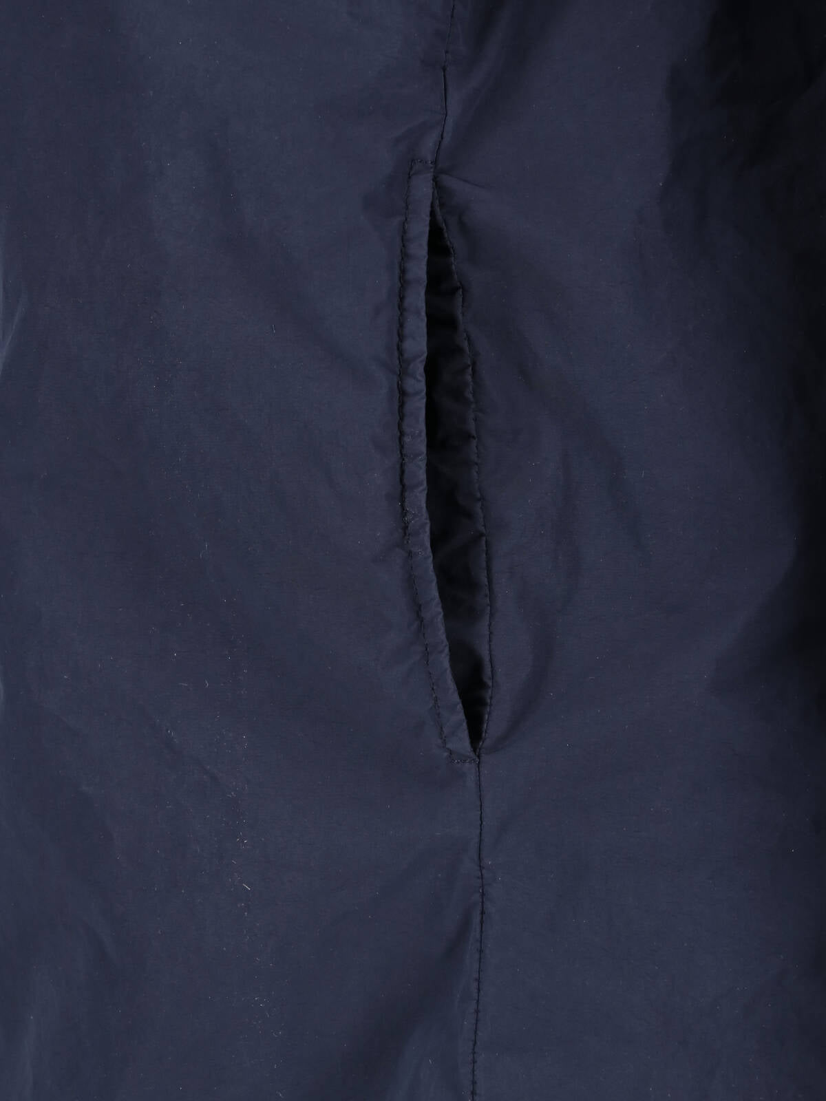 Blue Long Waterproof Classic Collar Jacket