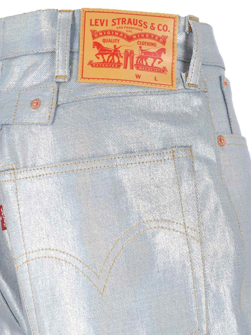 Metallic Jeans – Silver