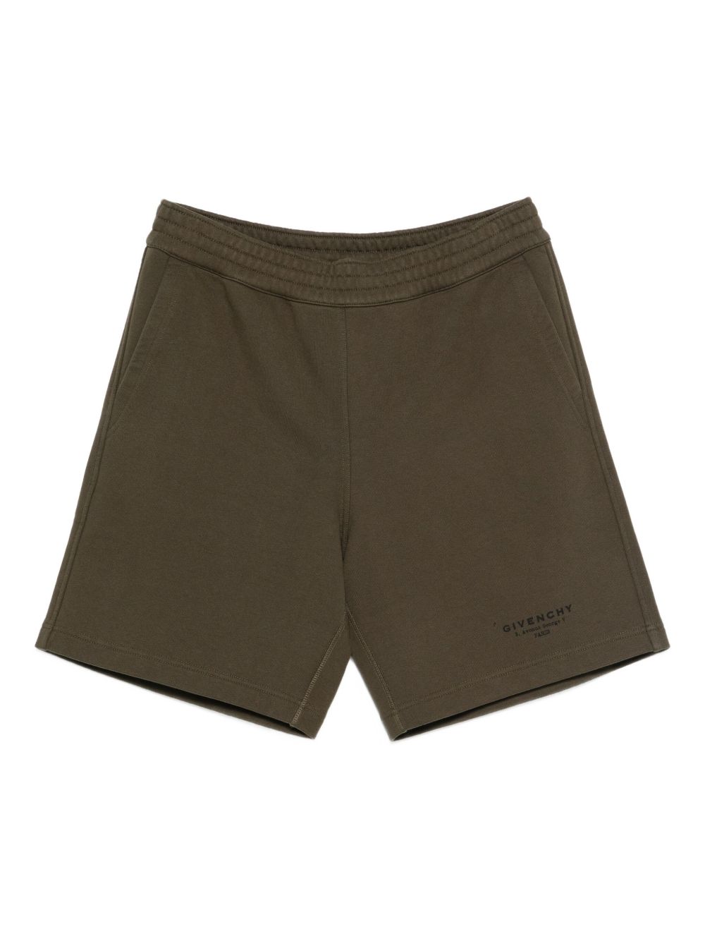 Khaki Cotton Shorts