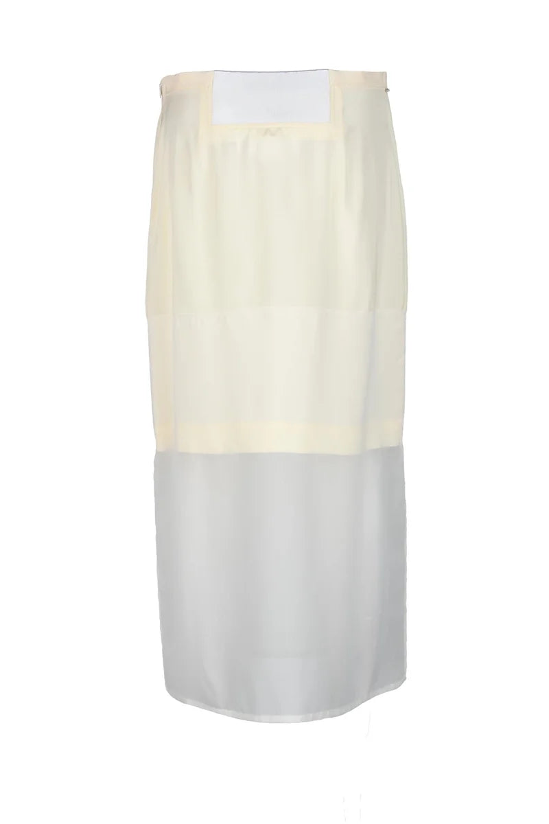 Long Skirt Viscose - Cream