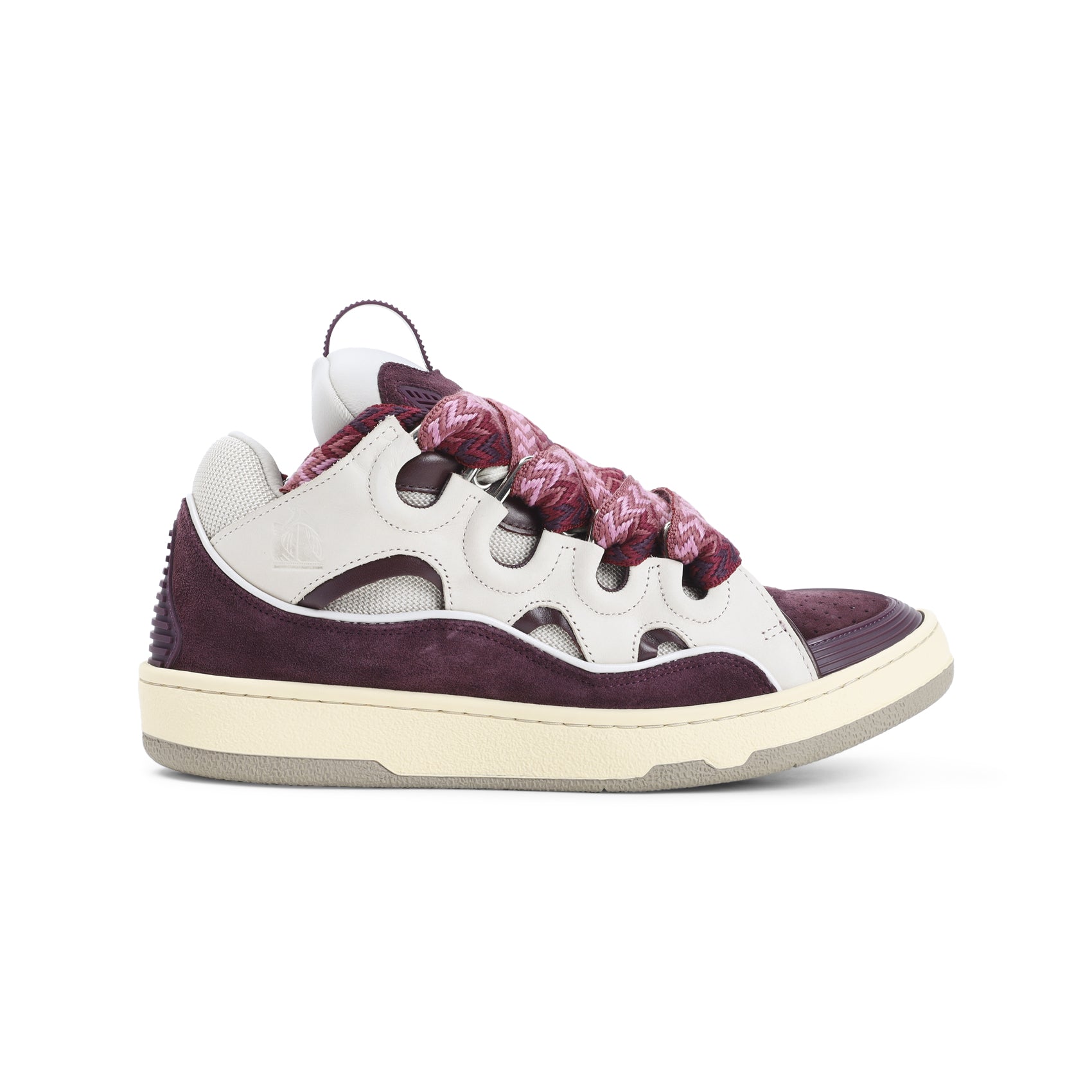 Sneaker with Unique Leather Panels