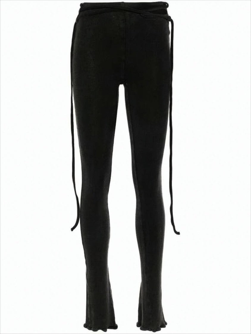 Slim Tapered Jogger Pants with Cut-Out Detail