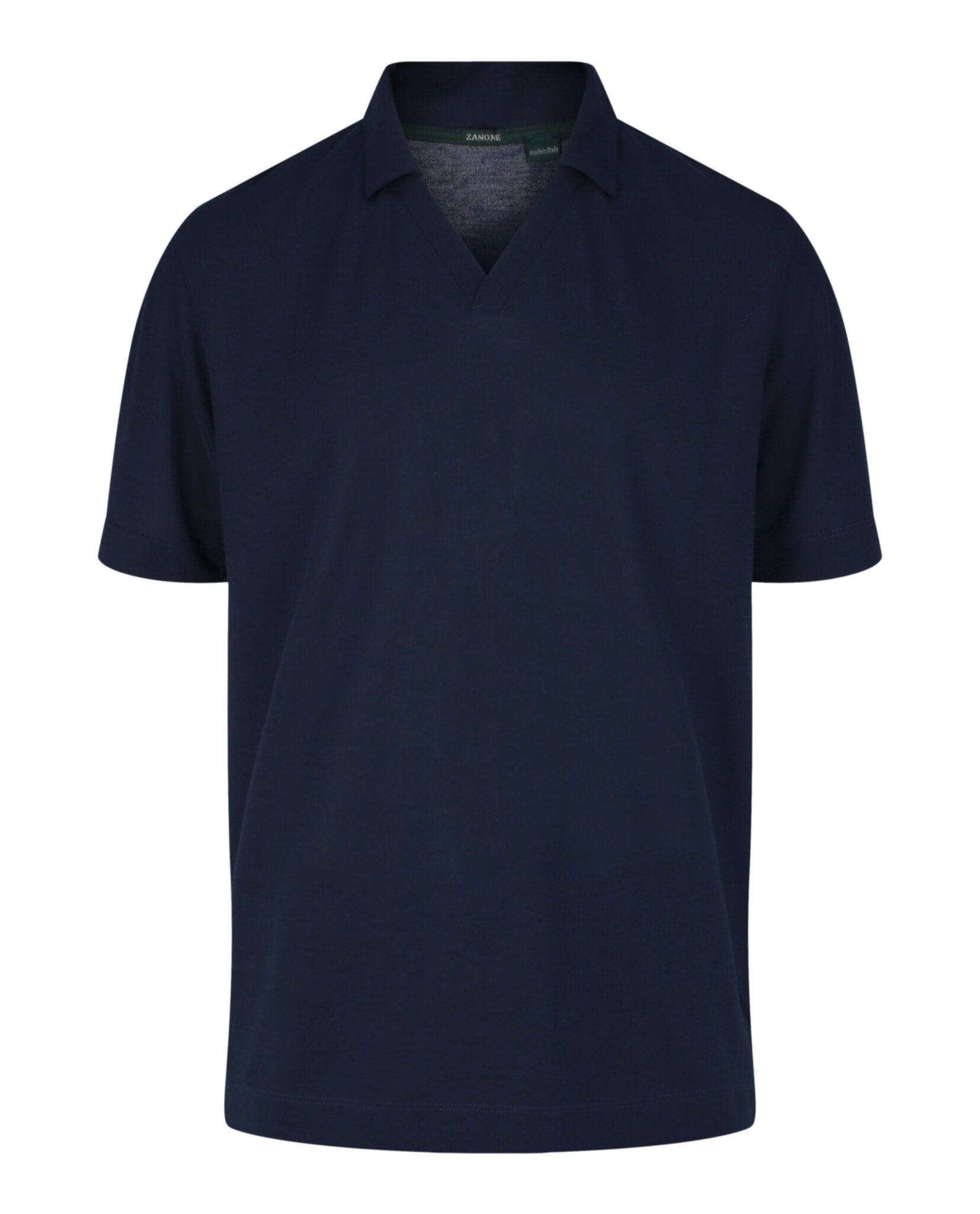 Zanone Open Collar Polo Shirt
