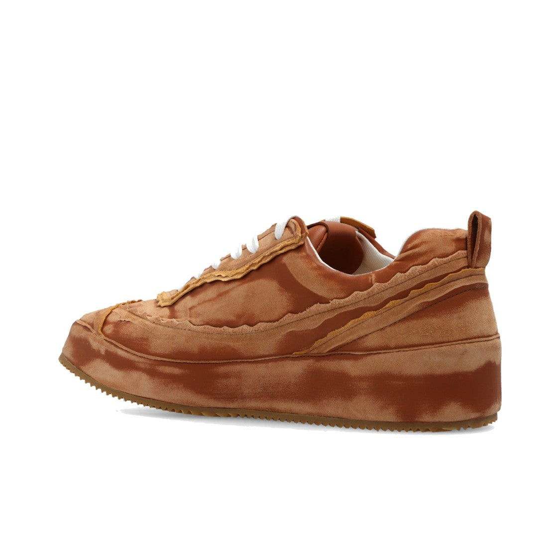 Brown Deconstructed Sneakers