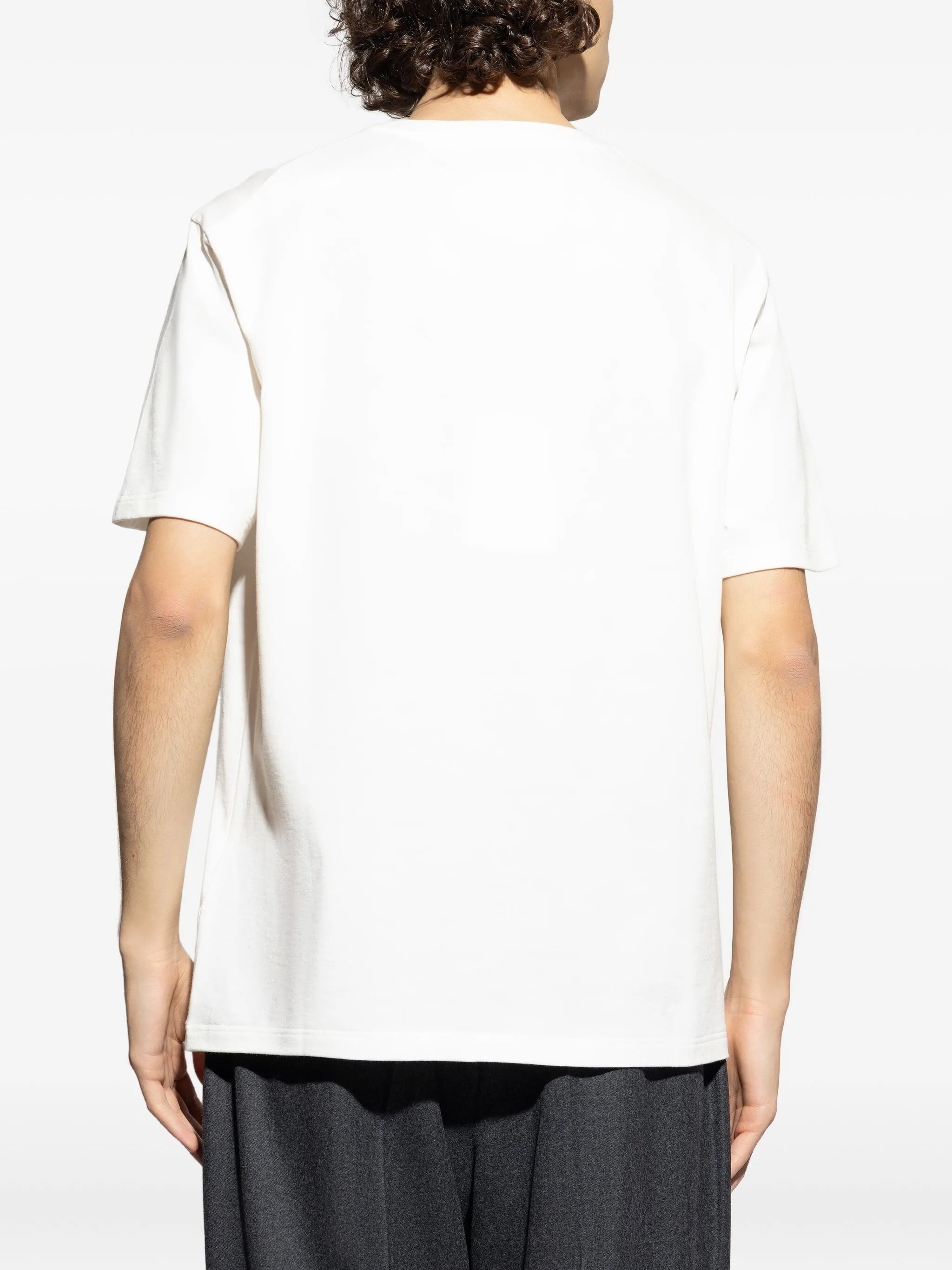 White Relaxed Fit Logo T-Shirt