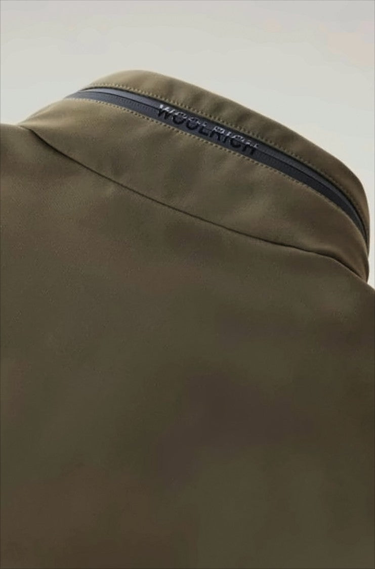 Green Jacket with Detachable Hood