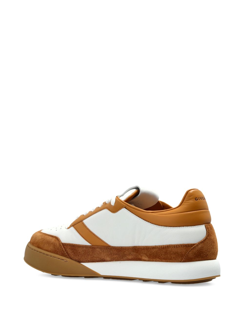 Low-Top Sneakers With White Leather Panels