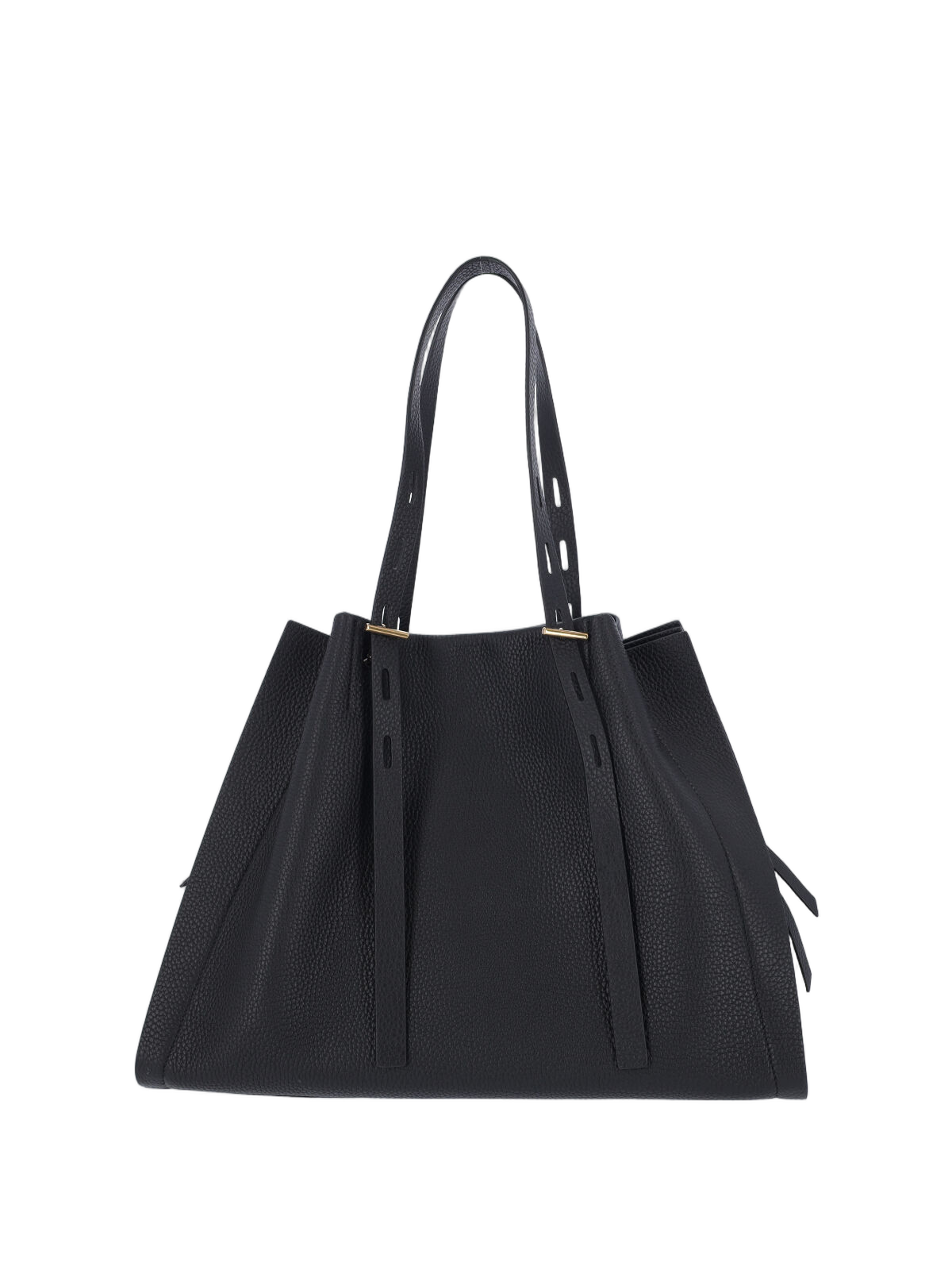 Structured Black Minimalist Bag