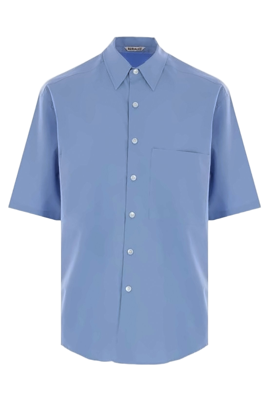 Short-Sleeved Shirt with Classic Collar