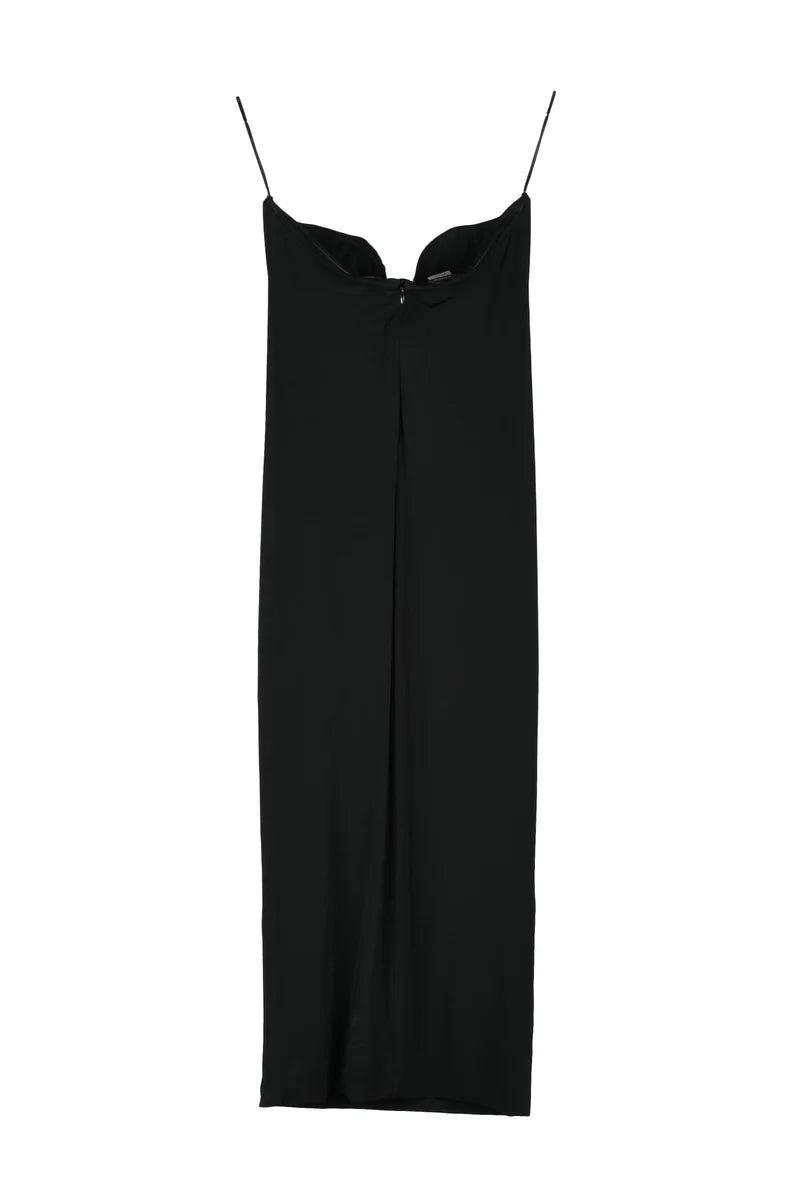 Longuette Lycra Dress - Black