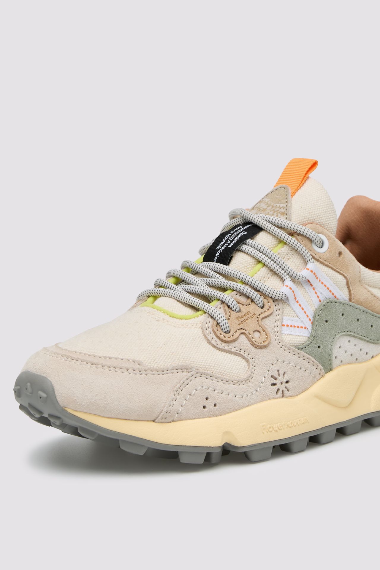 Layered Design Sneakers with Textured Sole