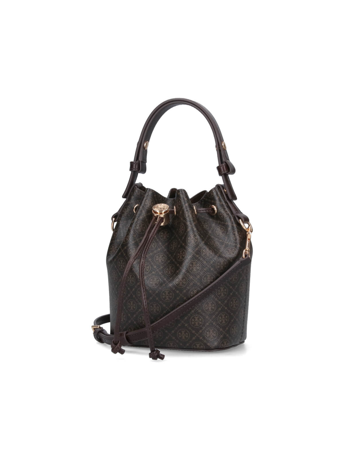"T Monogram" Mini Bucket Bag