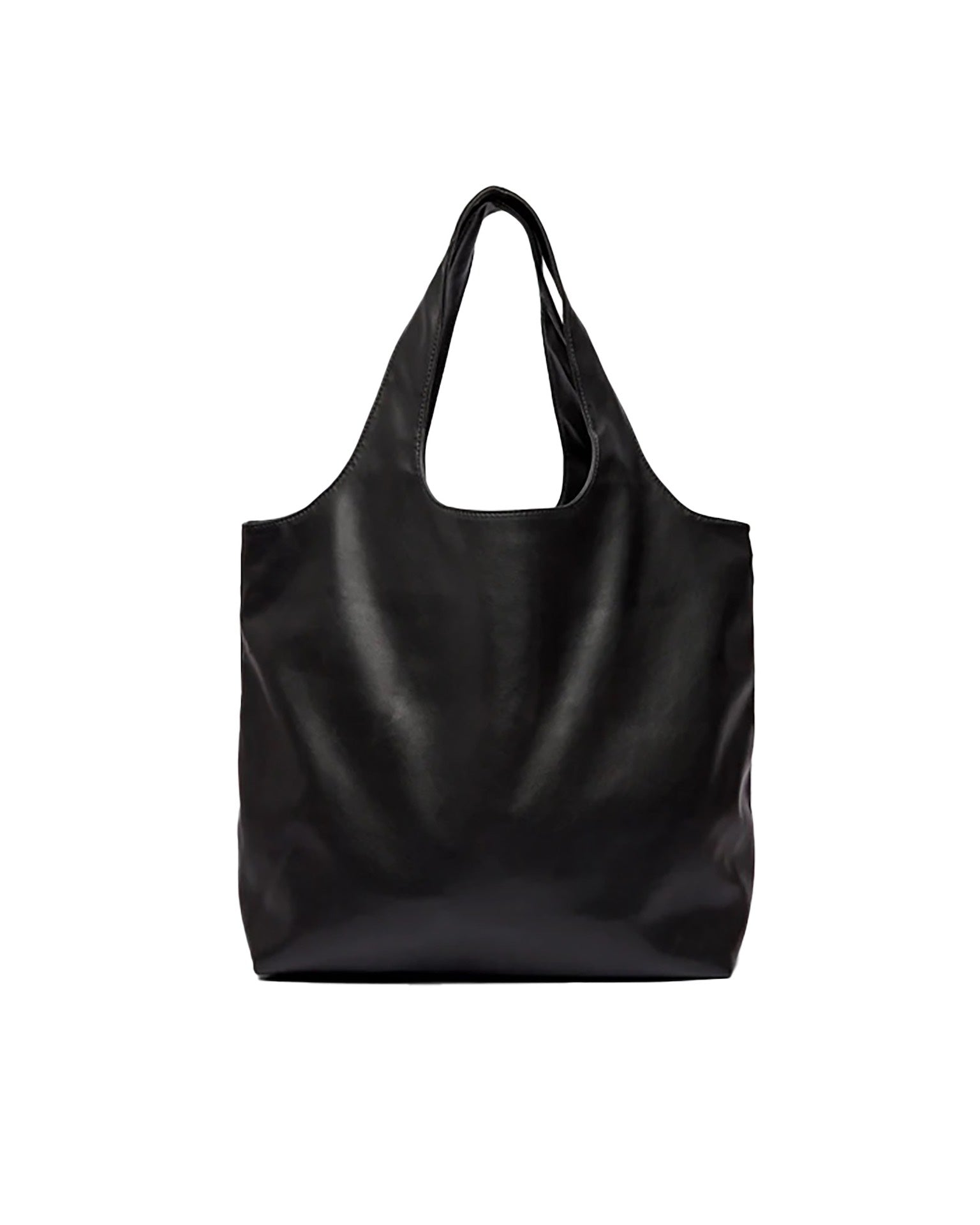 Recycled Leather-Effect Tote Bag