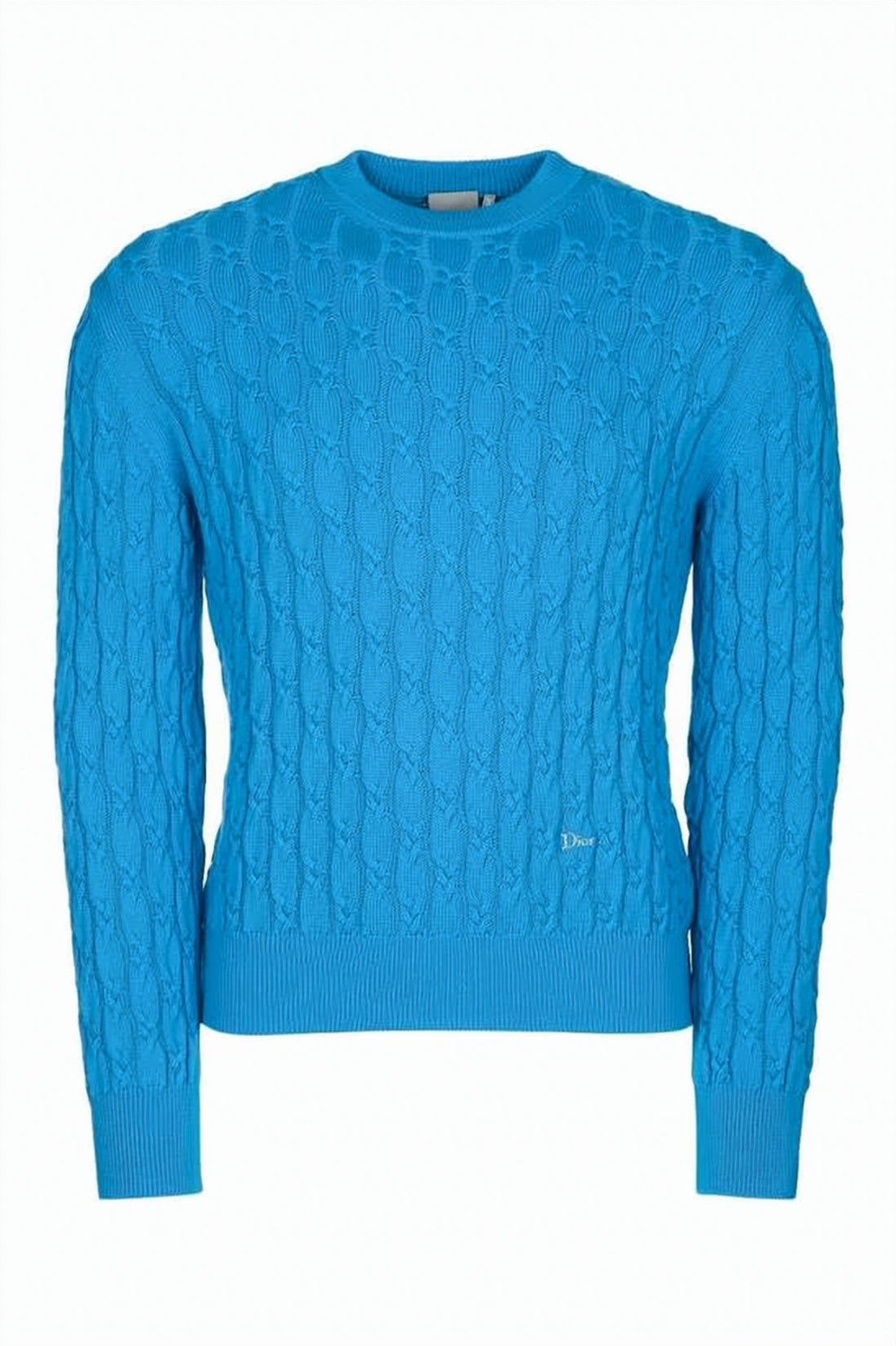 Knitted Sweater with Horizontal Stripes