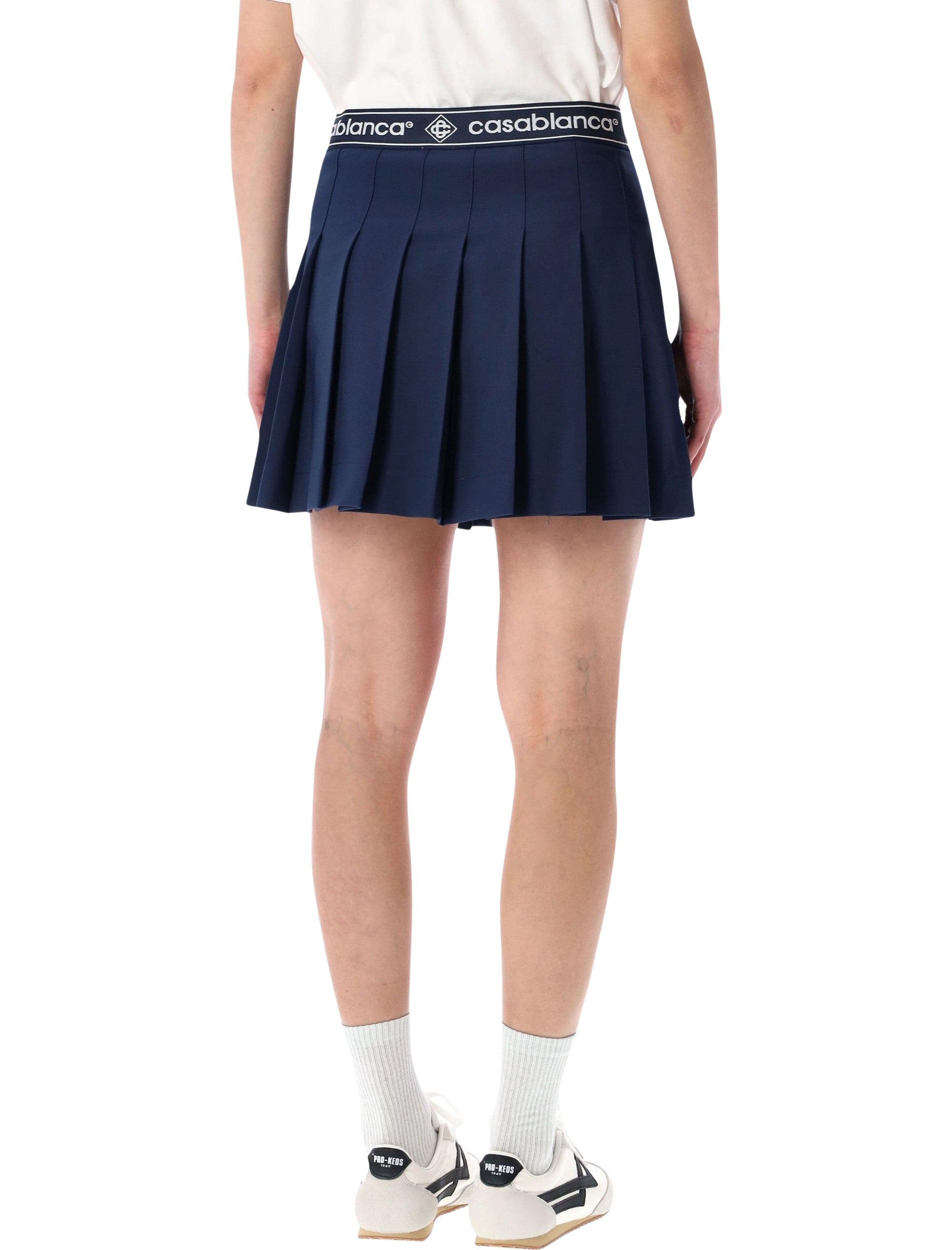 Pleated Mini Skirt