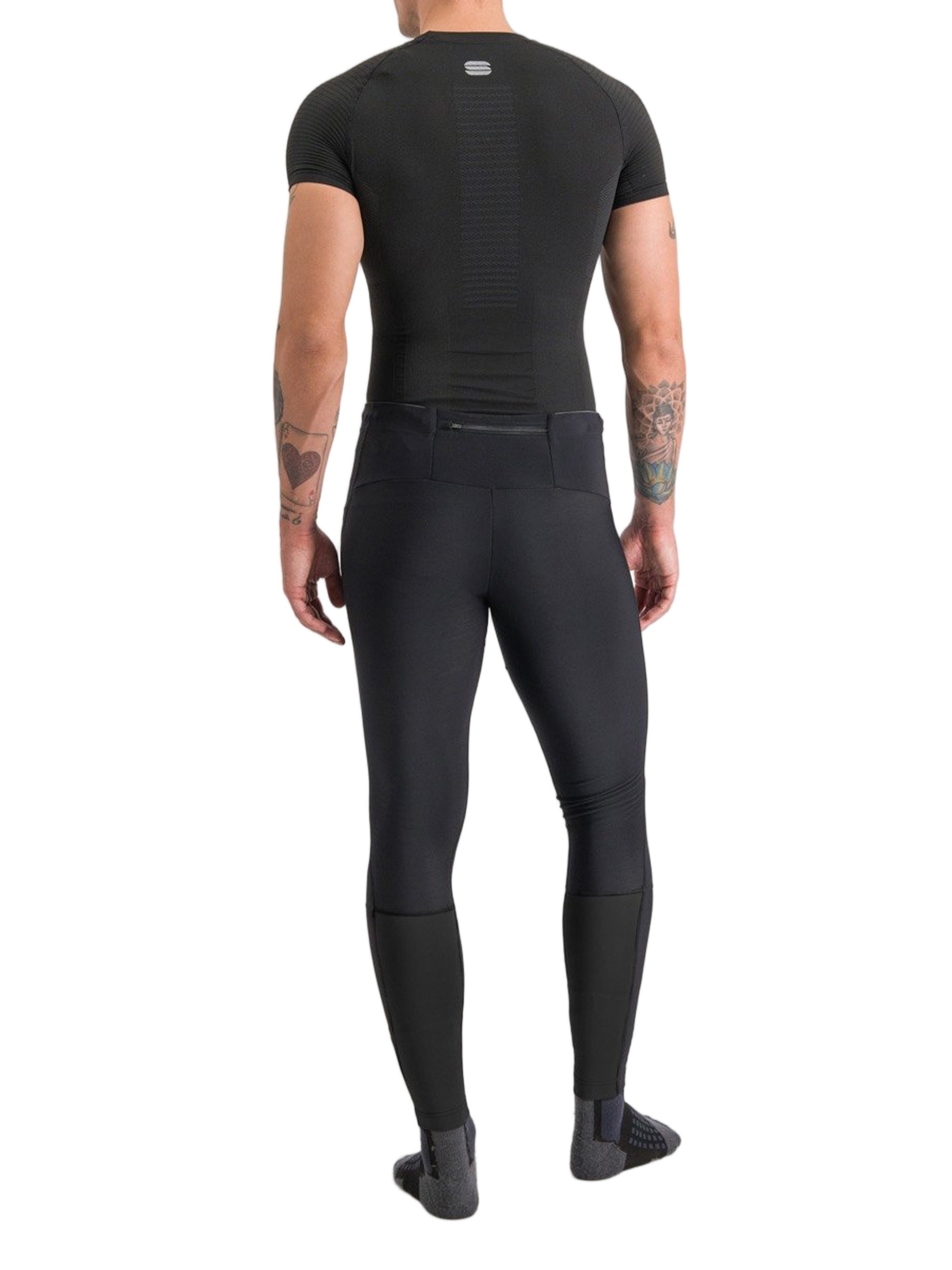 Black Cardio Tp Tight Athletic Pants