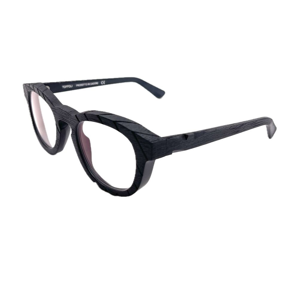 Tblack 03 Wheel Processing Square Textured Sunglasses