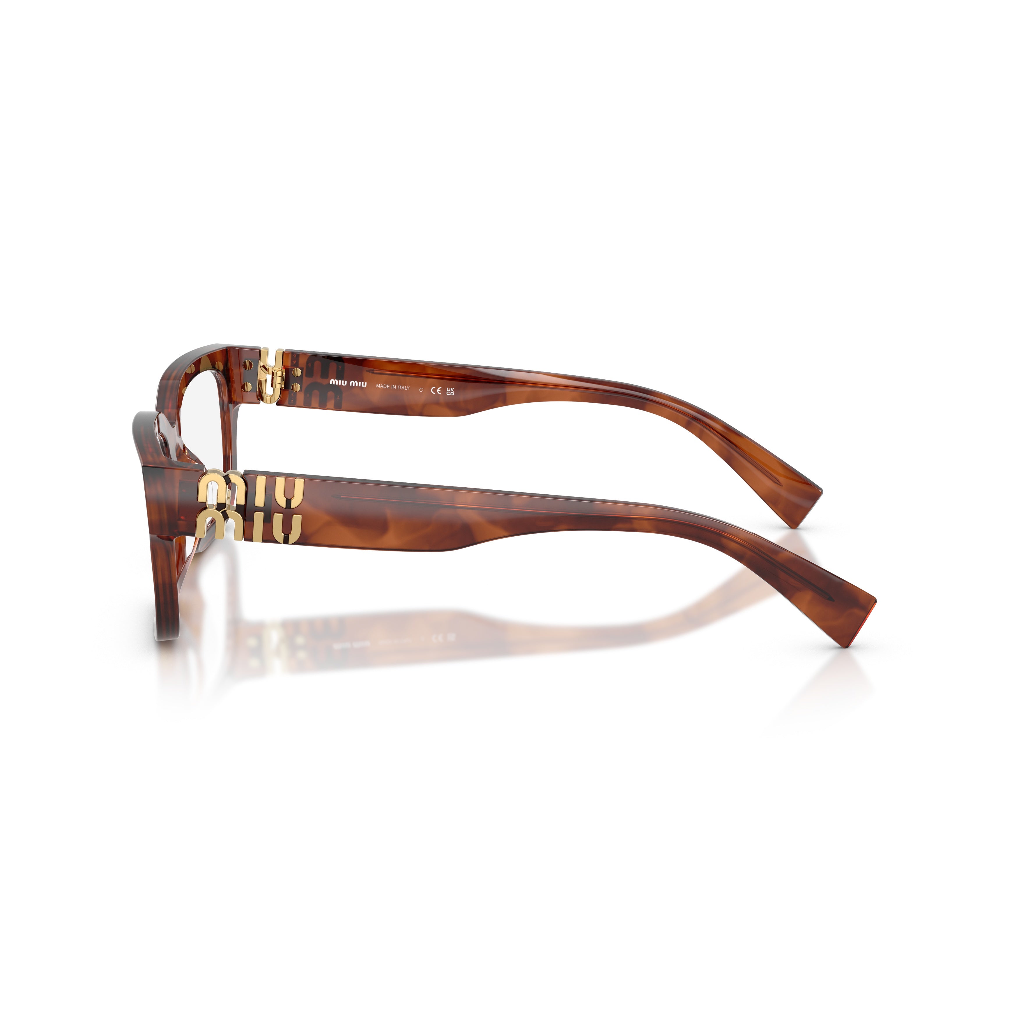 0mu 02yv Rectangular Tortoiseshell Acetate Sunglasses