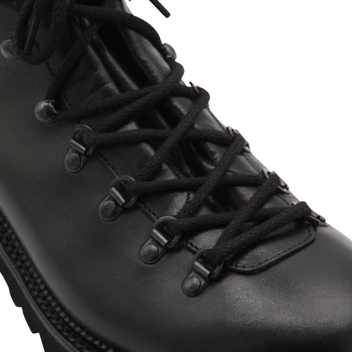Smooth Black Leather Boots