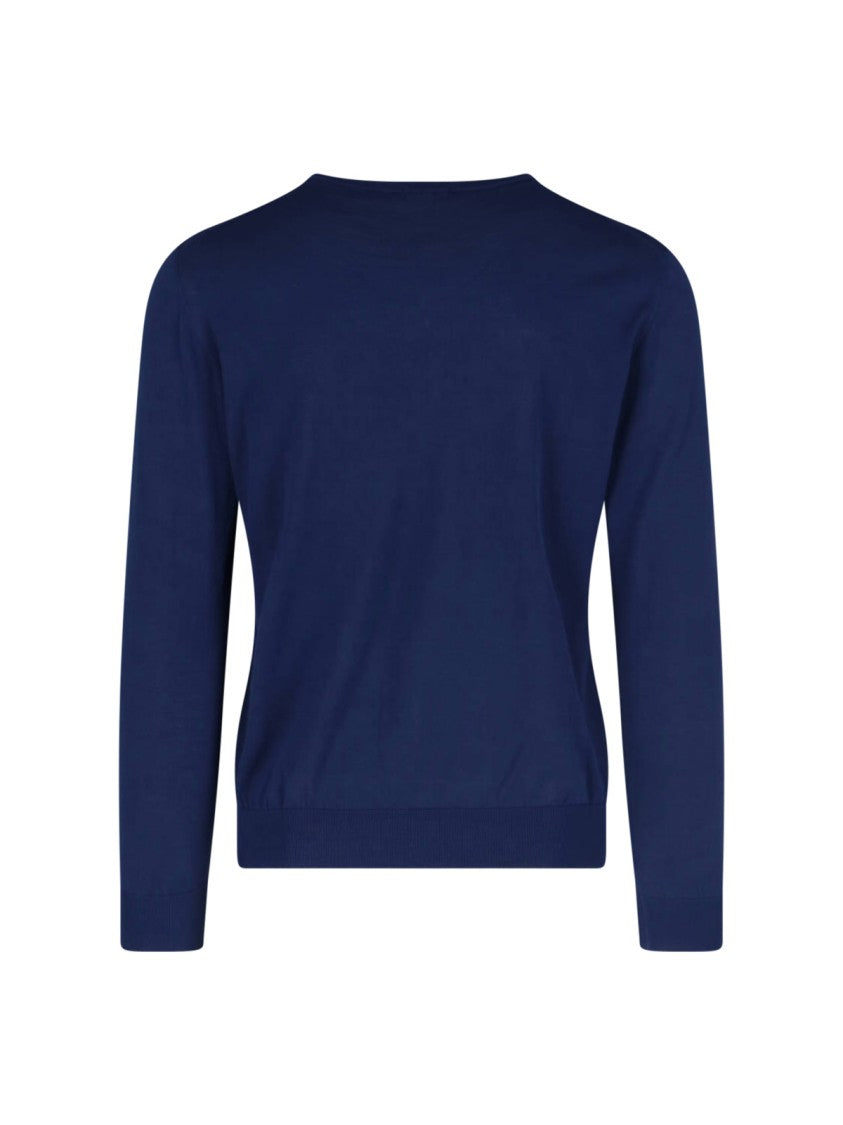 V-Neck Sweater – Navy