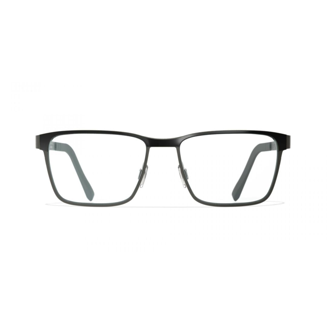 Bf961 Waterford Rectangular Black Eyeglasses with Beta Titanium Frame