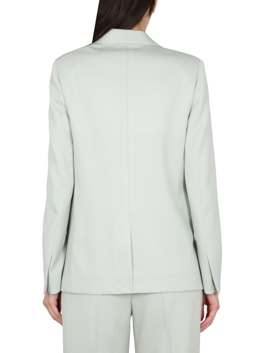 Single-Breasted Blazer With Notched Lapels