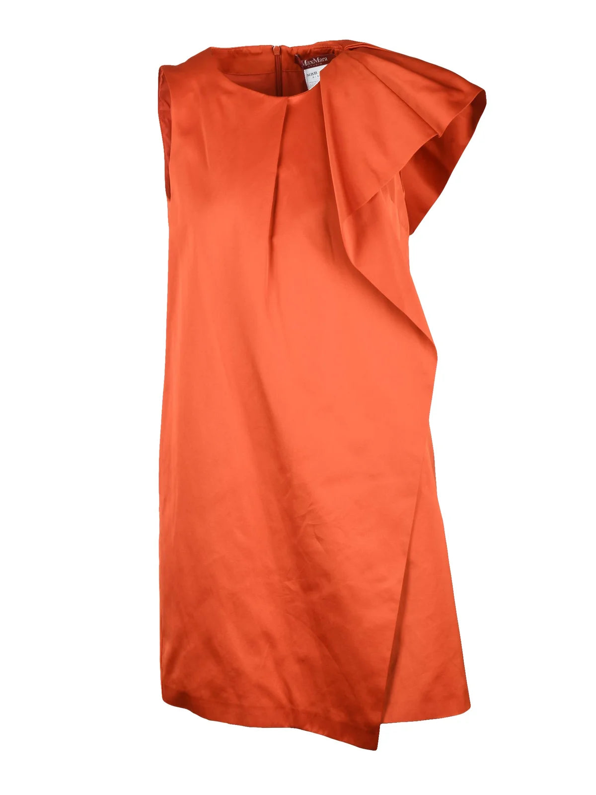 Asymmetrical Ruffle Detail Mini Dress