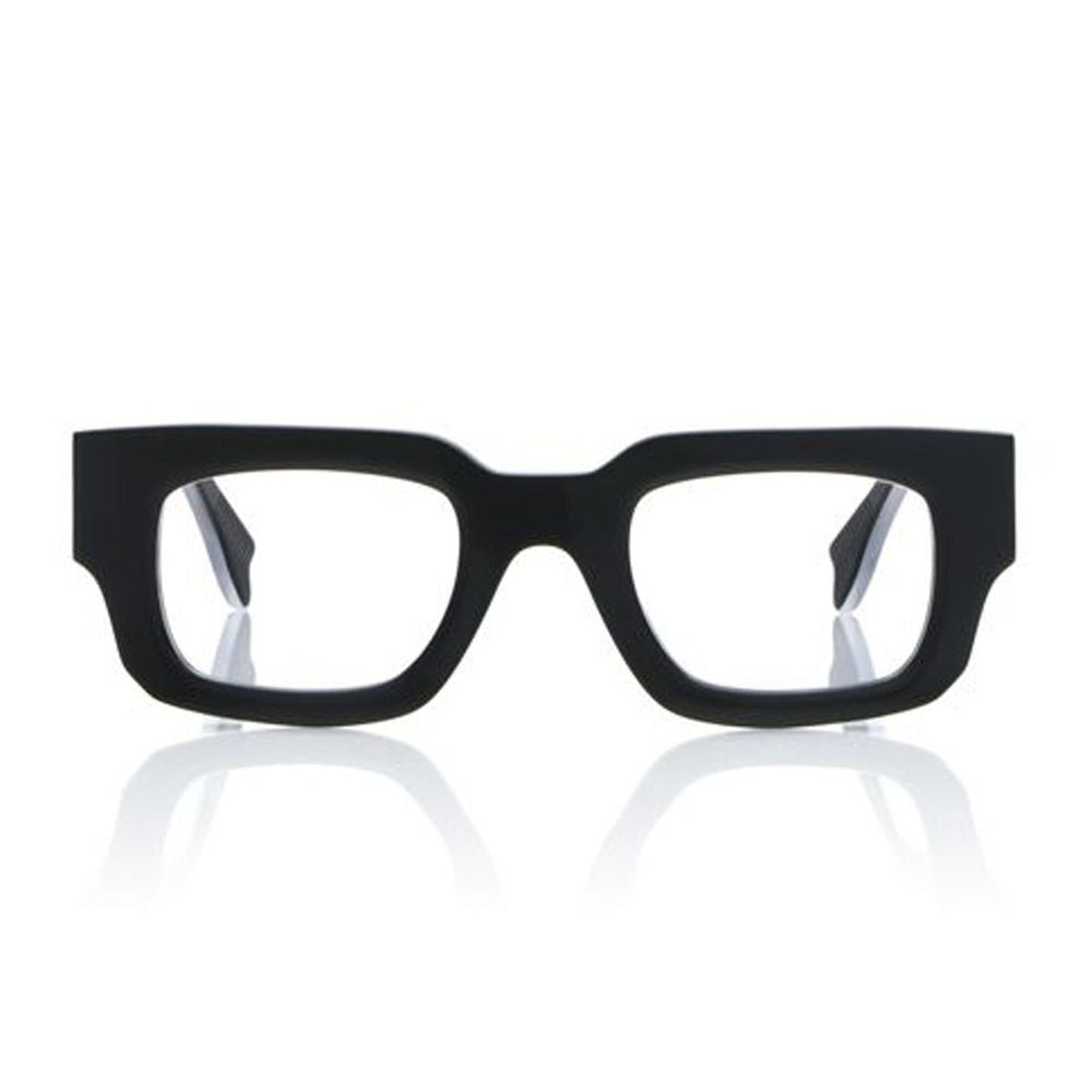 Concept Eyewear Mk263 Geometric Rectangular Mk263 Eyewear In Satin Black