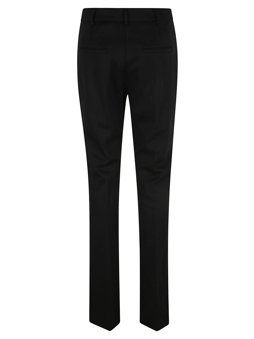 Tailored Straight Leg Trousers With Clean Finish