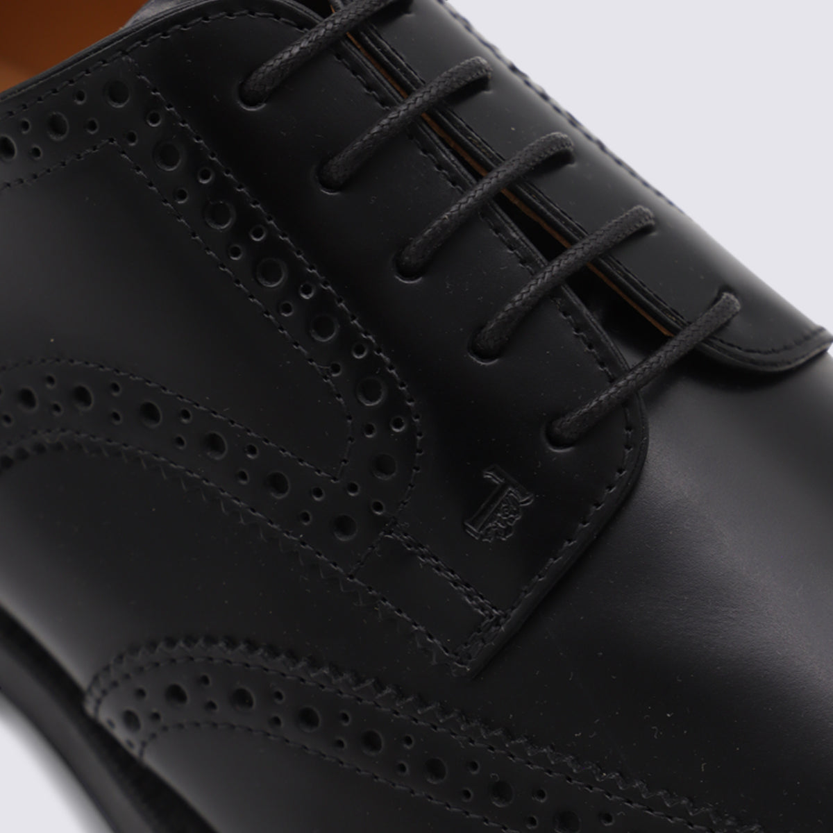 Black Leather Lace Up Shoes