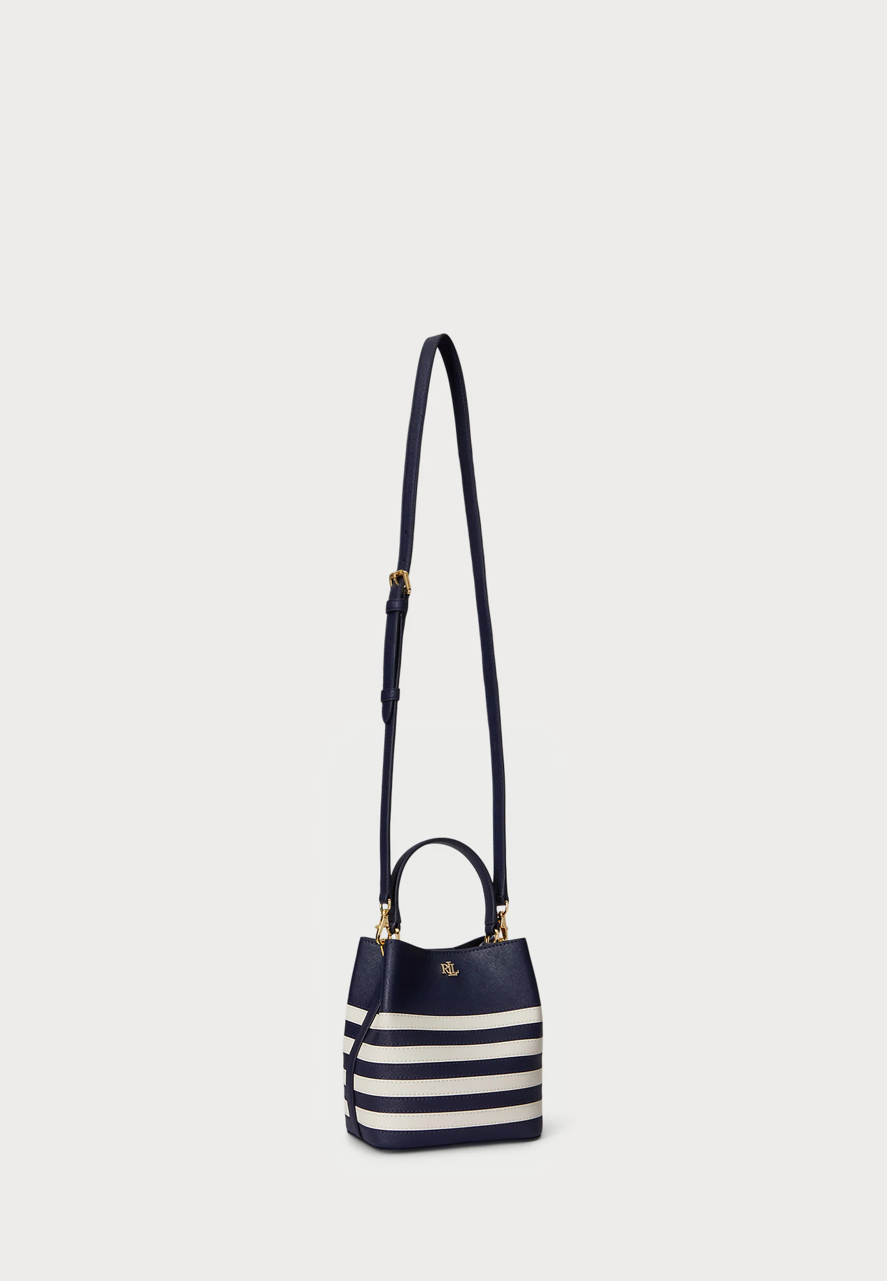 Navy Blue Reese Small Silk Bag