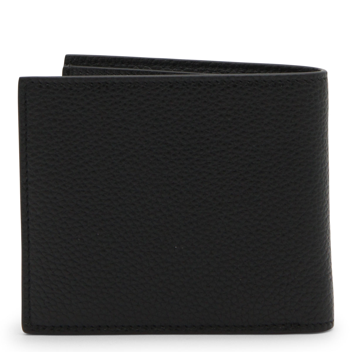Textured Black Leather Wallet