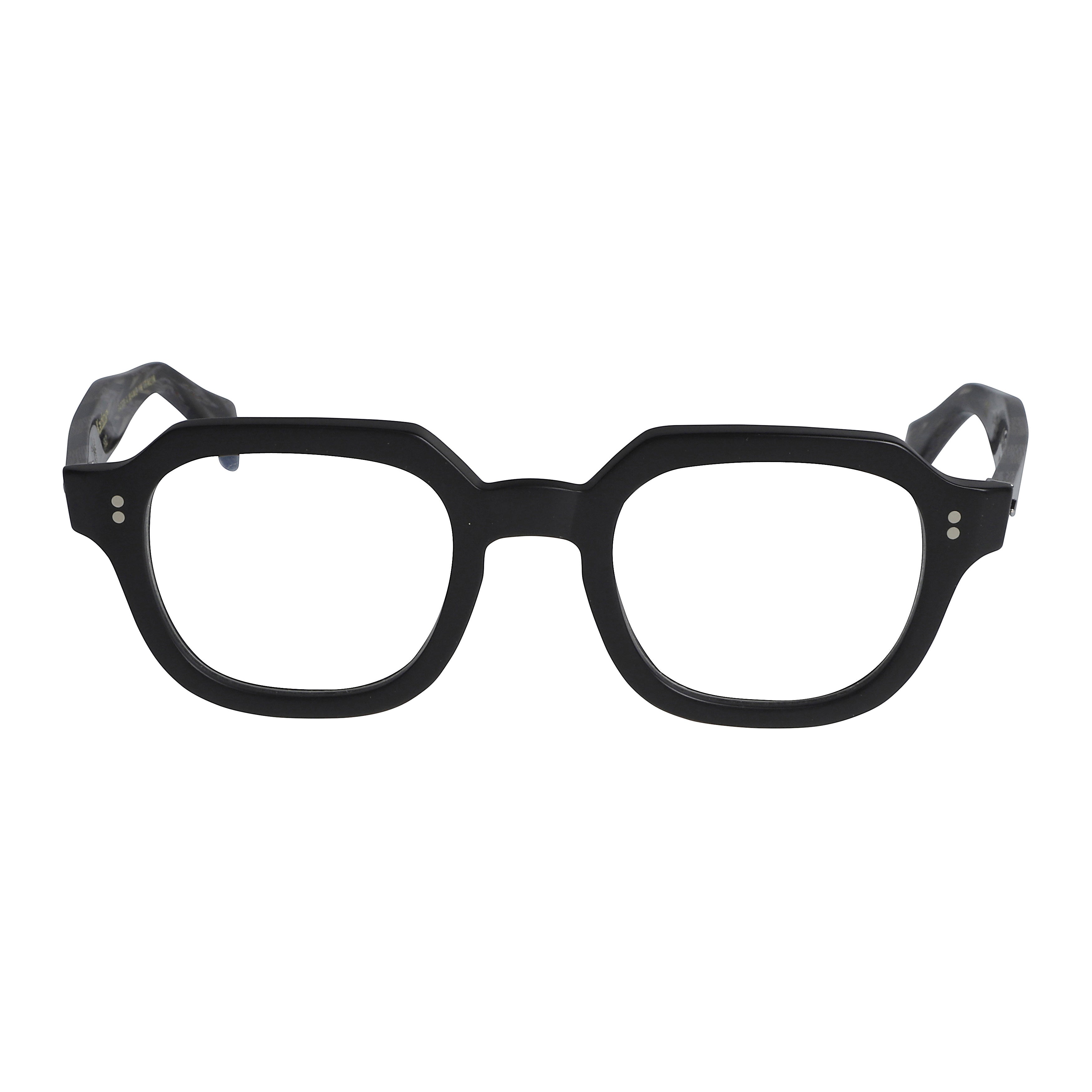 Orbit Special-V Square Frame Sunglasses with Patterned Arms