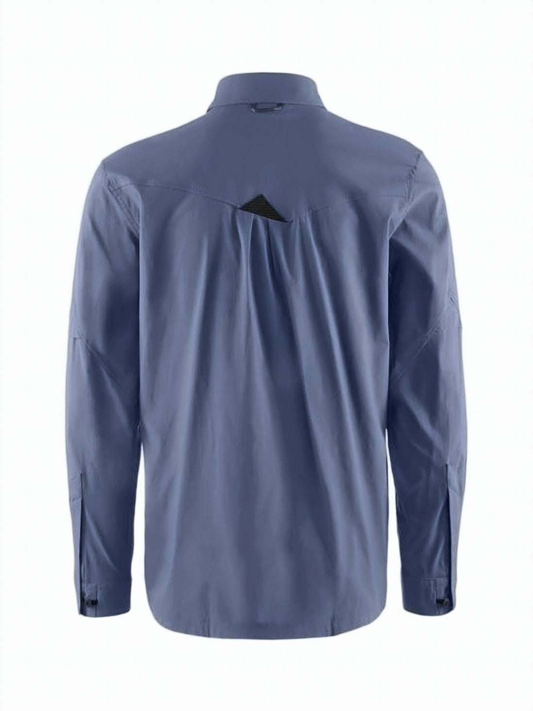 Long-Sleeve Casual Shirt with Structured Collar