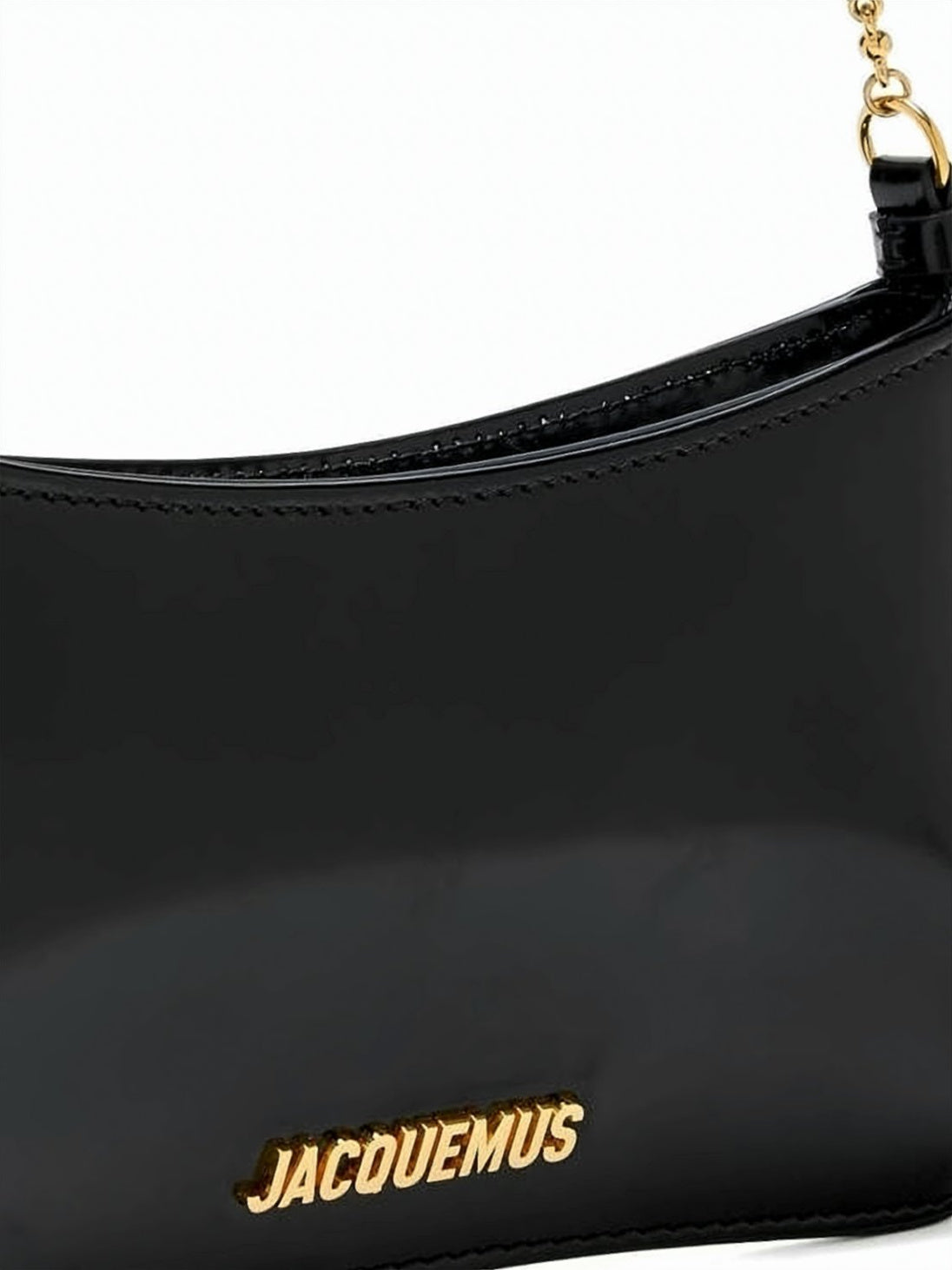 Compact Shoulder Bag in Smooth Leather