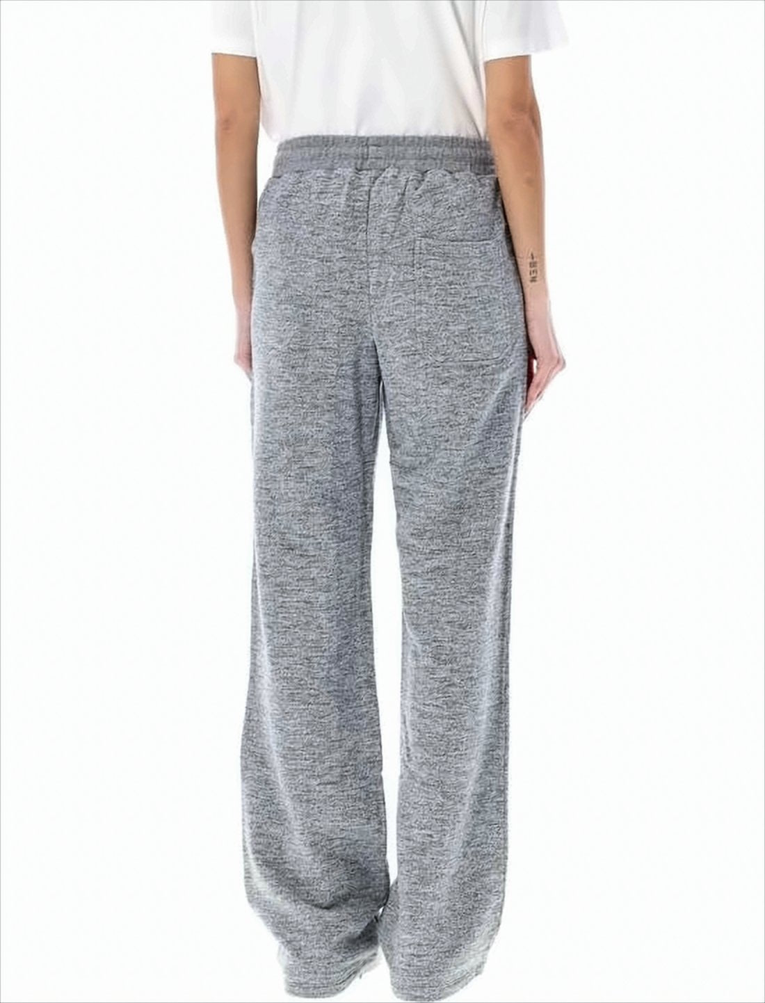 Wide Leg Jogging Pants With Subtle Star Detail