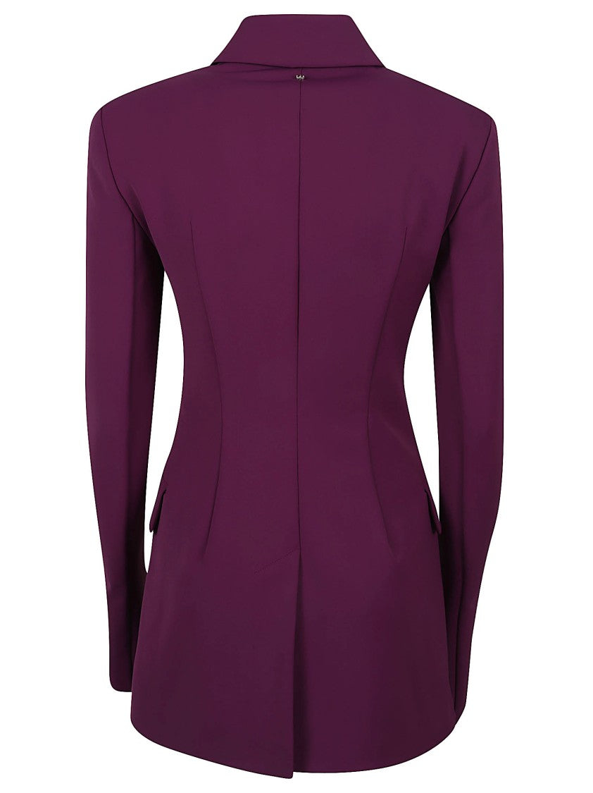 Tailored Single-Breasted Jacket With Notched Lapels