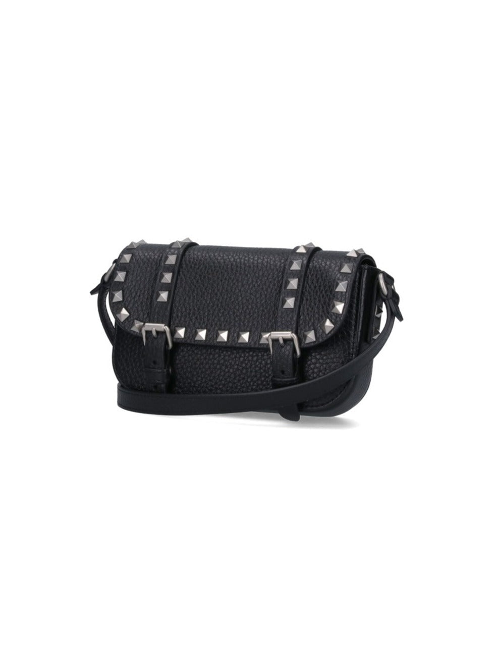 "Vlogo" Mini Crossbody Bag – Black