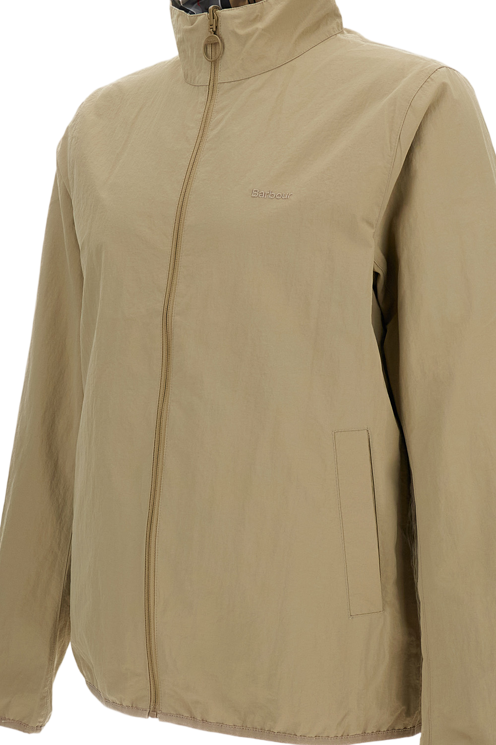 Reversible Korbel Beige Tartan Jacket