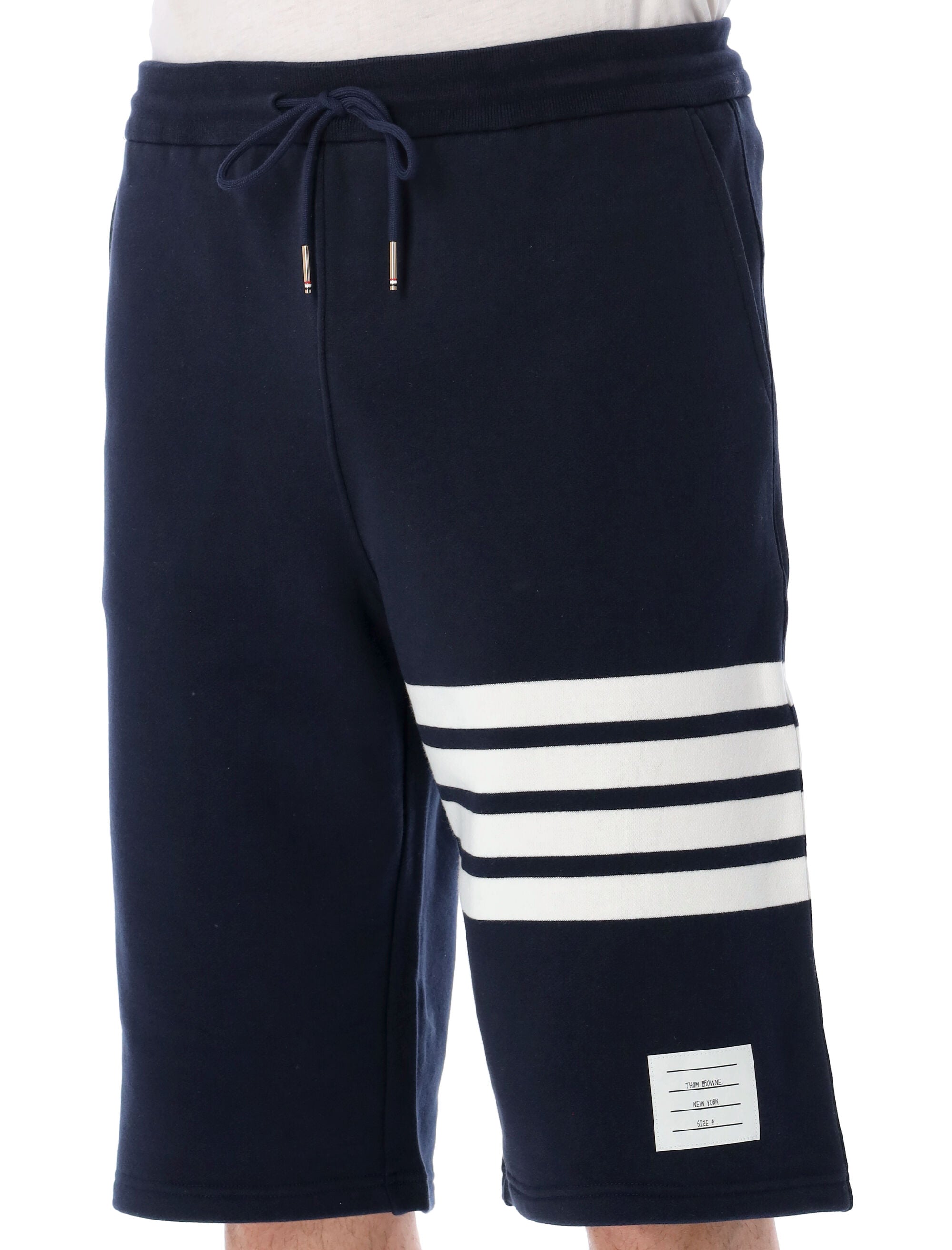 Relaxed Fit Fleece Sweatshorts With Iconic Stripe Detail