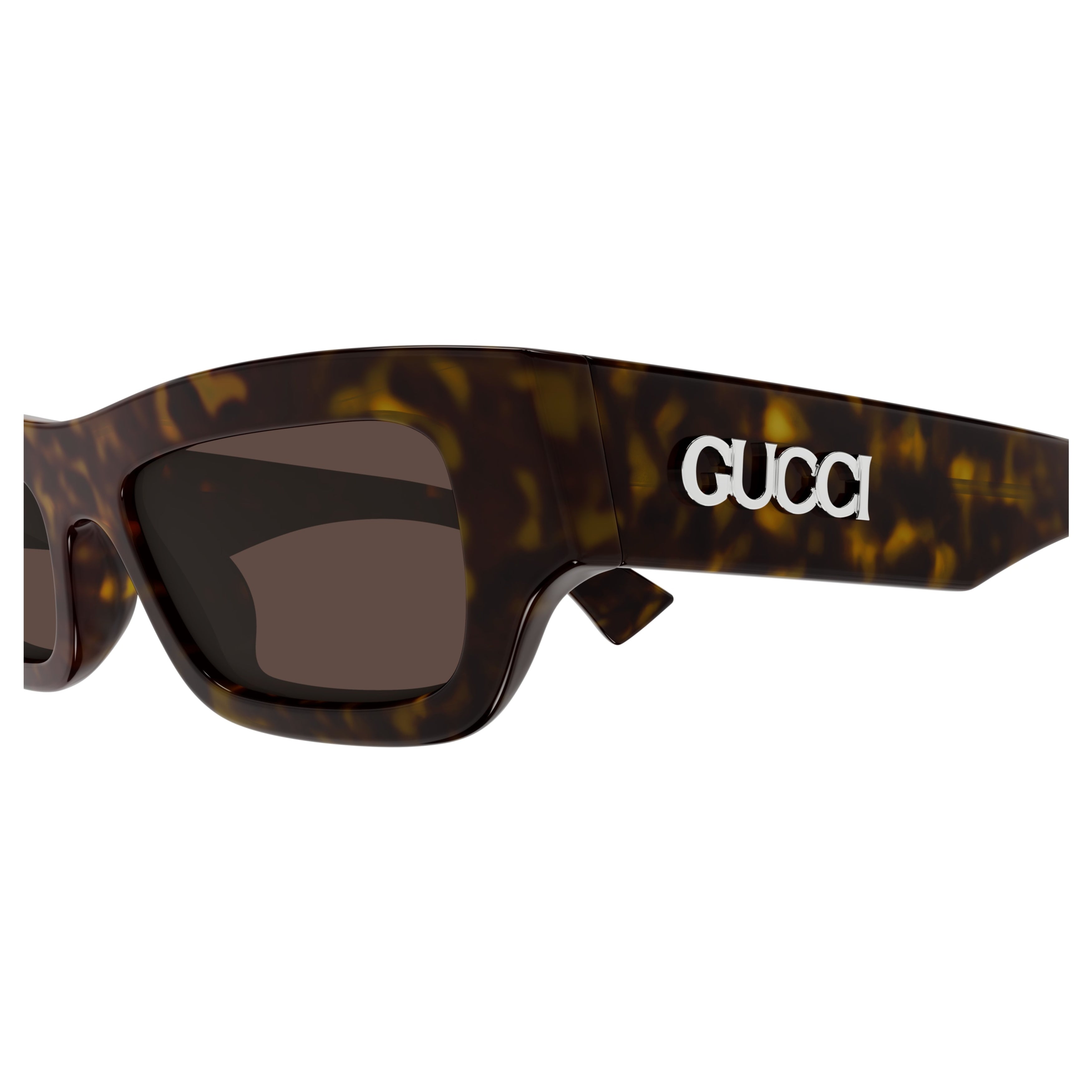Gg1839s Rectangular Tortoiseshell Acetate Sunglasses