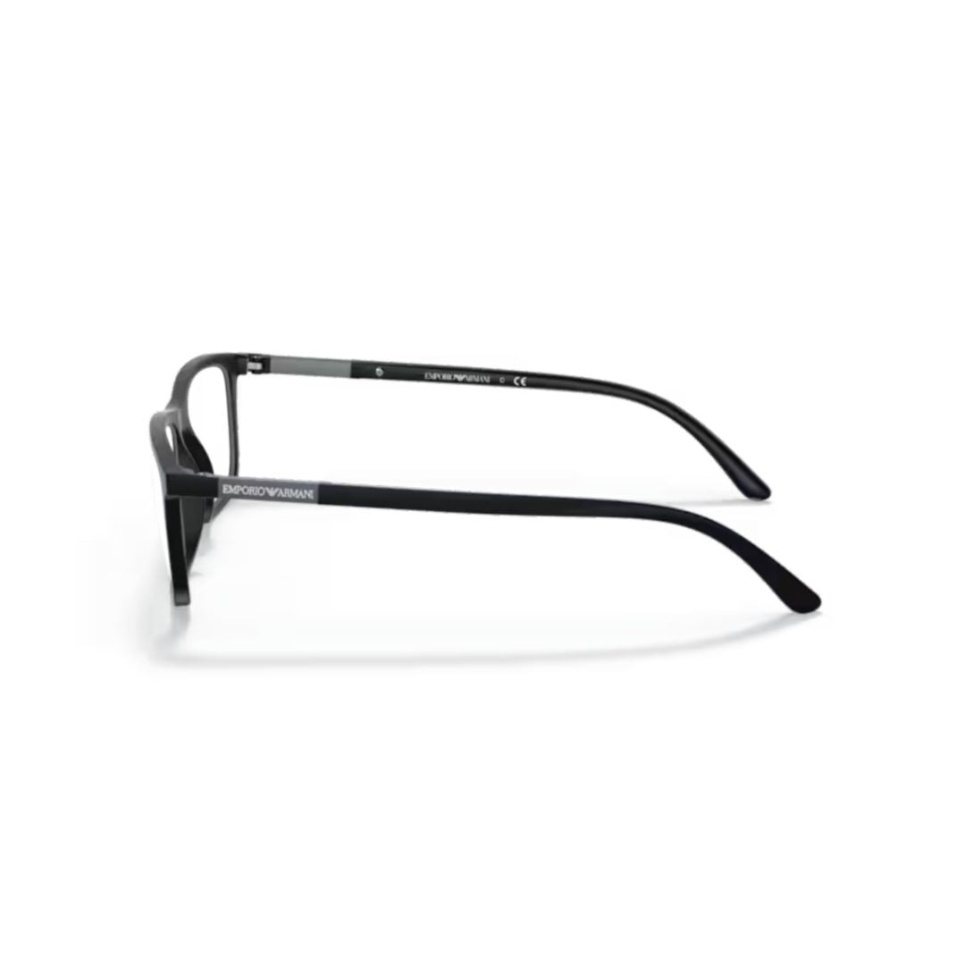 0ea4160 Rectangular Eyeglasses in Matte Black Finish