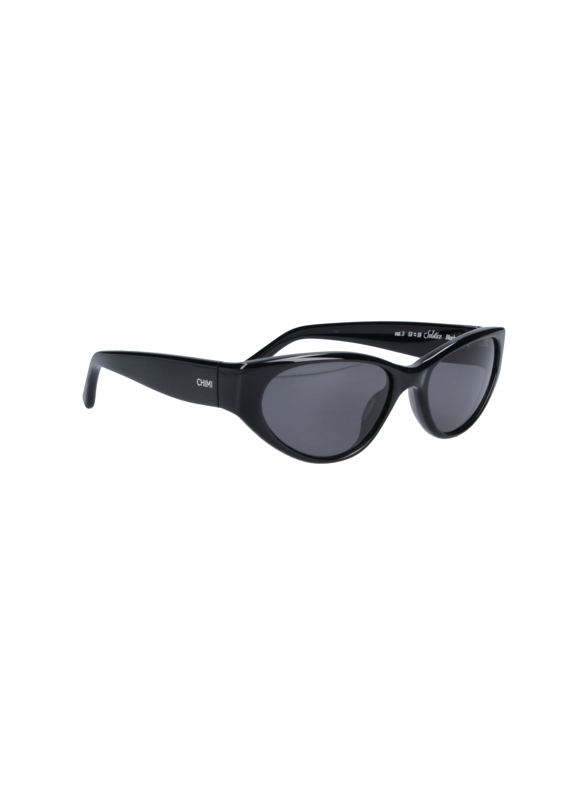 Black Solstice Polarized Cat-Eye Sunglasses
