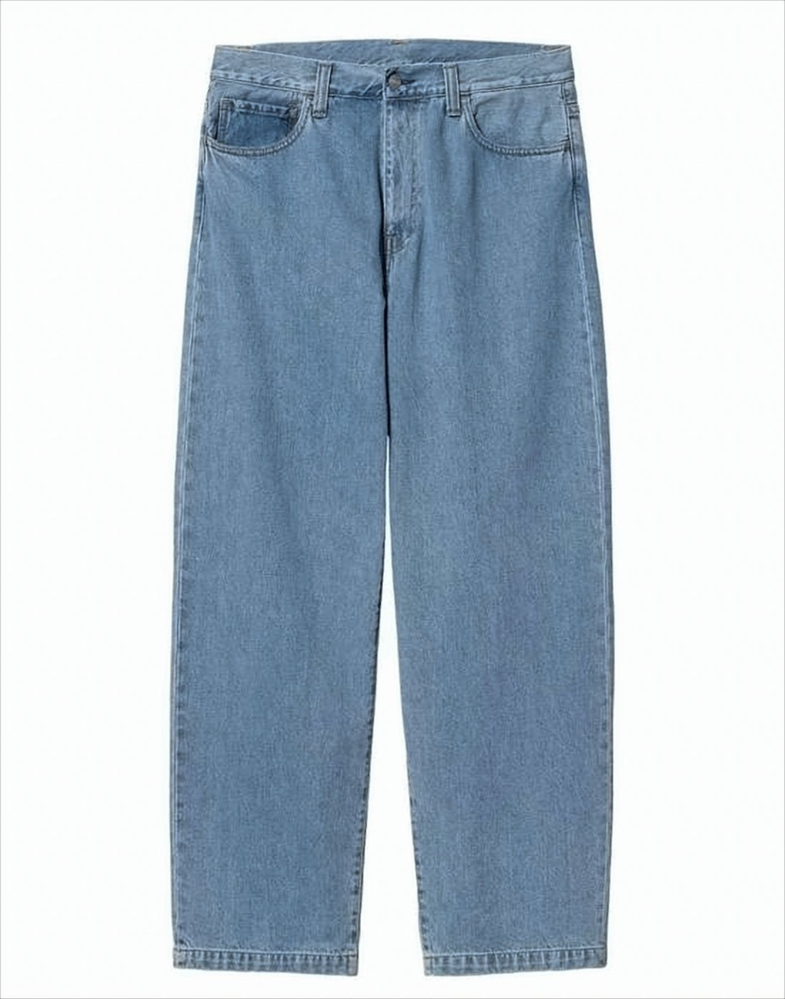 Relaxed Fit Light Blue Denim Pants