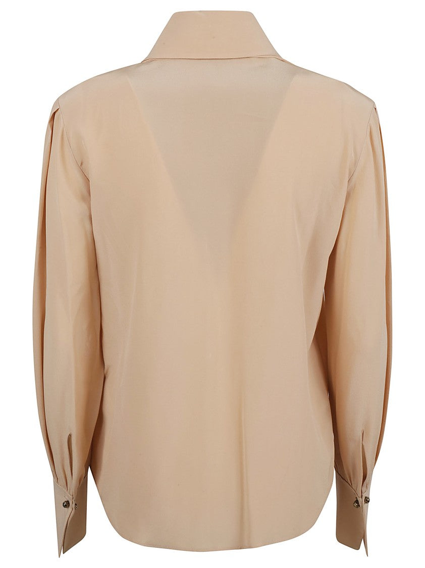 Silk Shirt With Classic Collar