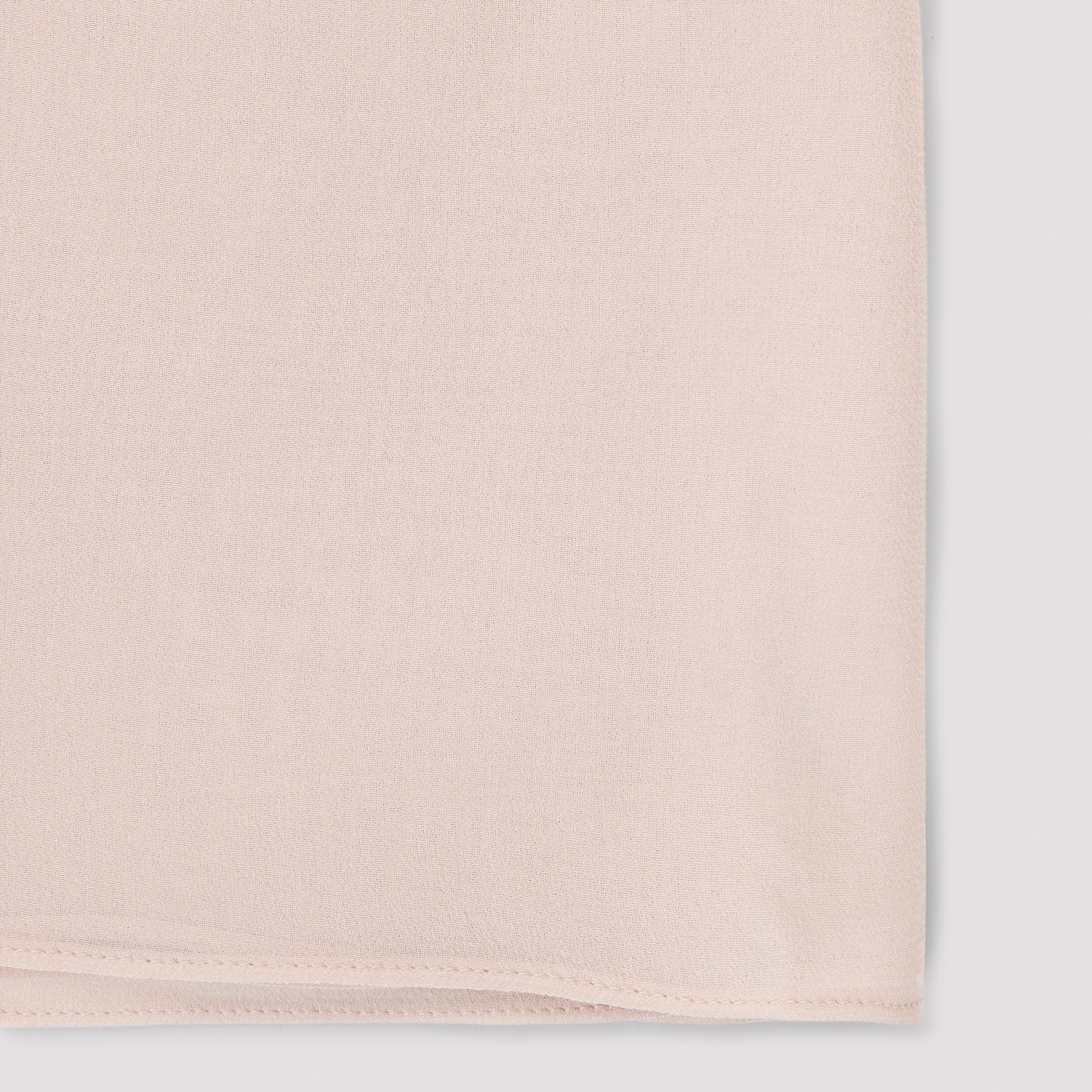 Long Rectangular Silk Scarf In Soft Nude
