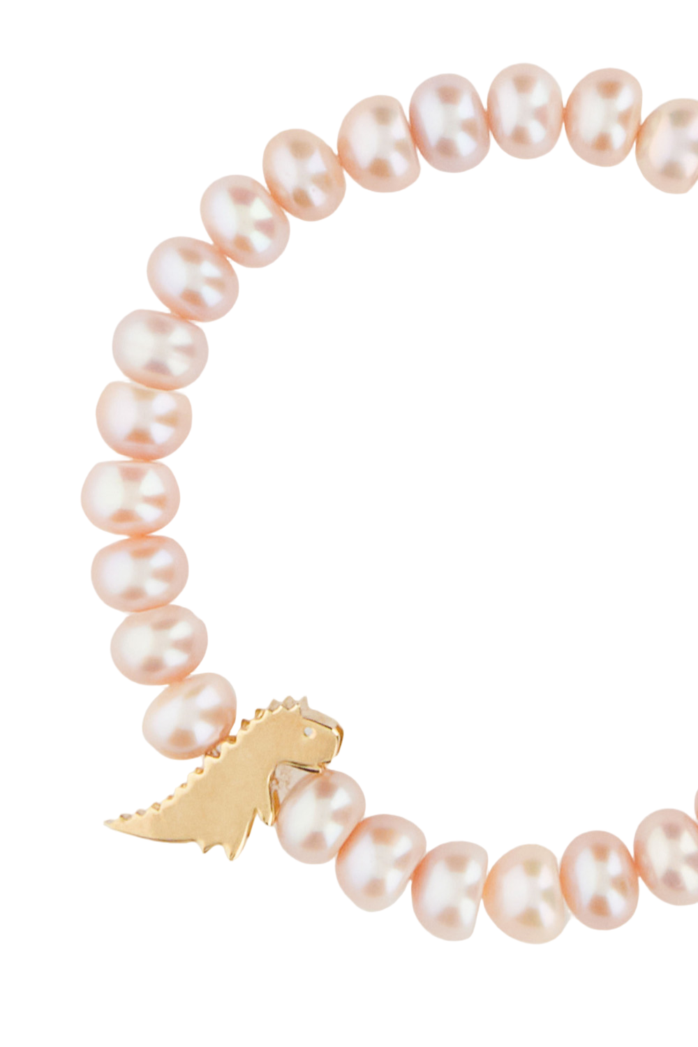 Dino Bold Pink Pearl Bracelet