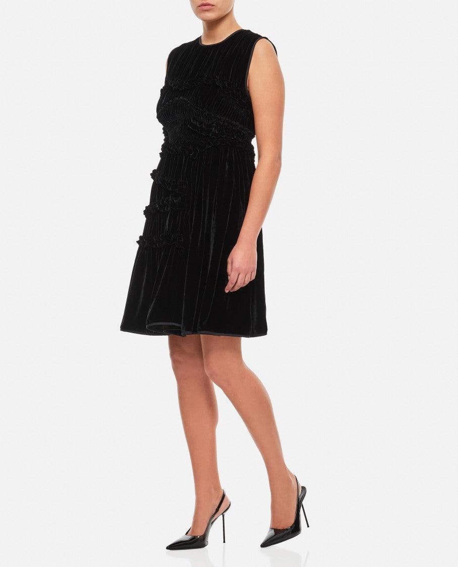 Uki Sleeveless Velvet Dress